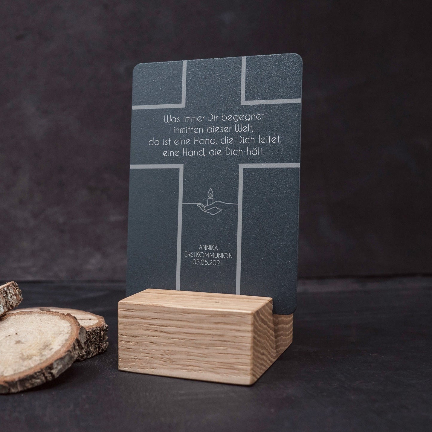 Little Message - 1. Heilige Kommunion "Kreuz & Hand" Craftbrothers 