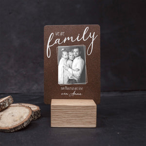 Little Message - Muttertag "we are family Foto" Craftbrothers 