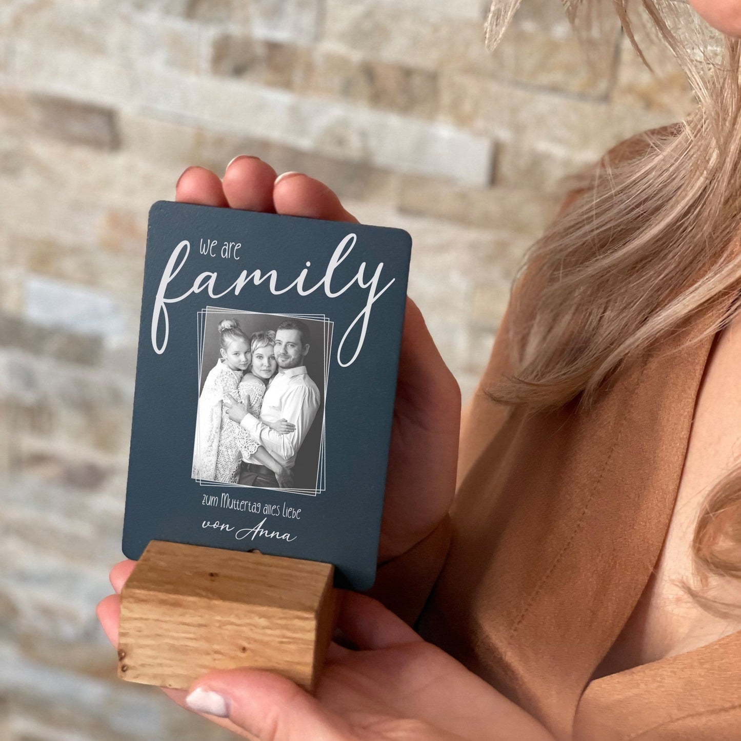 Little Message - Muttertag "we are family Foto" Craftbrothers 