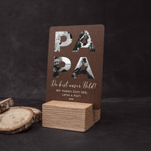 Laden Sie das Bild in den Galerie-Viewer, Little Message - Vatertag &quot;Papa unser Held&quot; Craftbrothers 