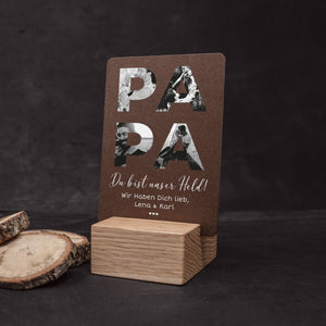 Little Message - Vatertag "Papa unser Held" Craftbrothers 