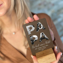 Laden Sie das Bild in den Galerie-Viewer, Little Message - Vatertag &quot;Papa unser Held&quot; Craftbrothers 