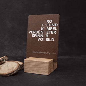 Little Message - Typografie Synonyme Bruder Craftbrothers 
