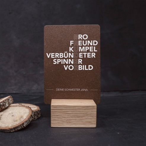 Little Message - Typografie Synonyme Bruder Craftbrothers 