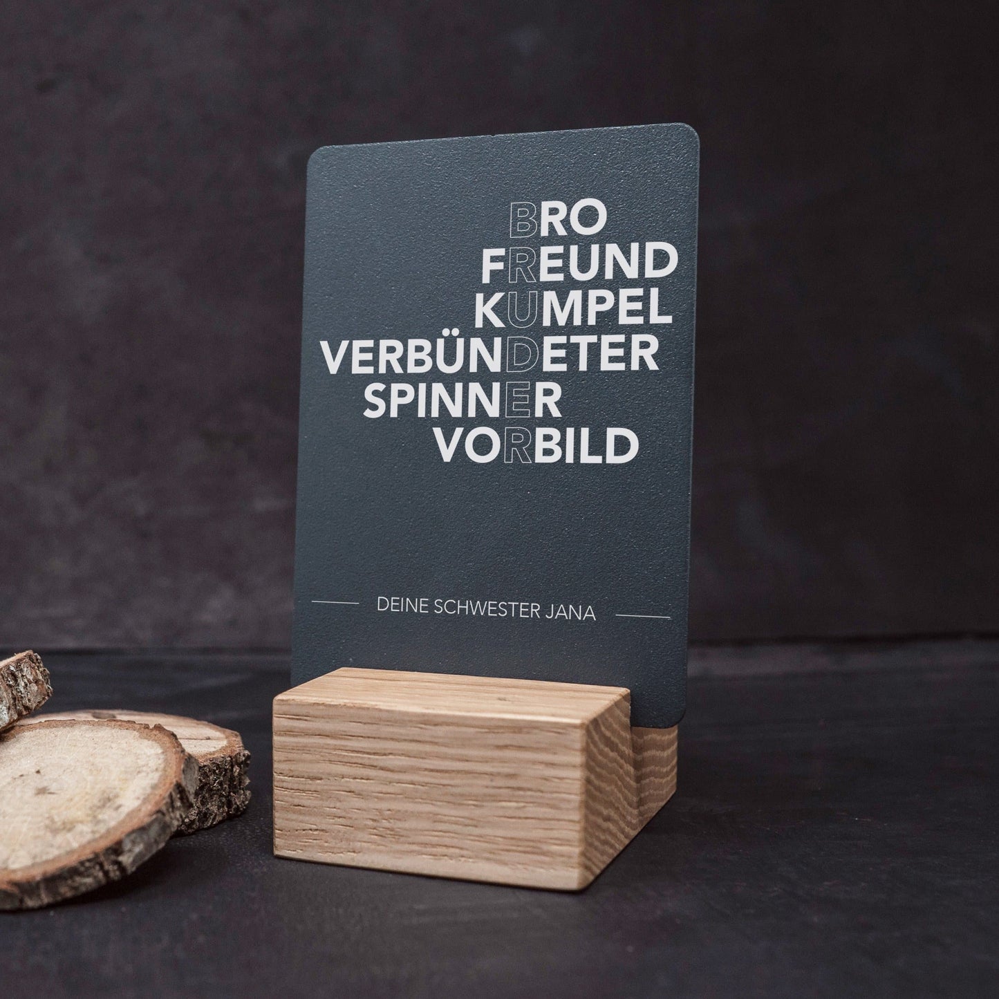 Little Message - Typografie Synonyme Bruder Craftbrothers 