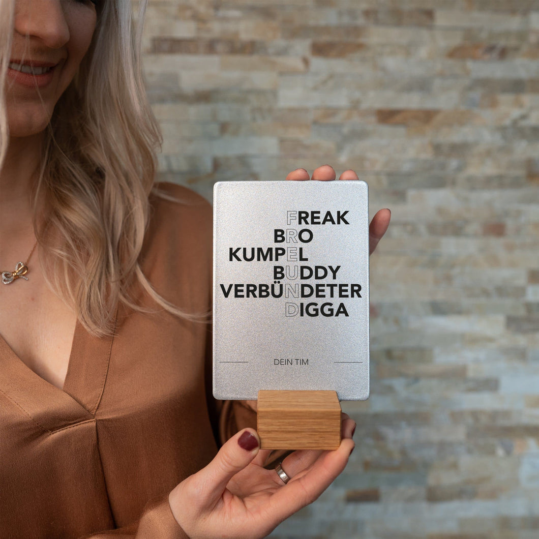 Little Message - Typografie Synonyme Freund Craftbrothers 