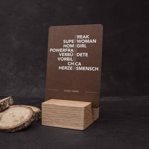 Little Message - Typografie Synonyme Freundin Craftbrothers 