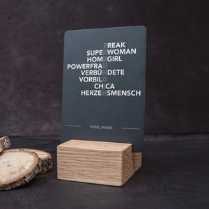 Little Message - Typografie Synonyme Freundin Craftbrothers 