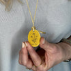 personalisierbare Halskette Lieblingsblume "Margariten" Craftbrothers 