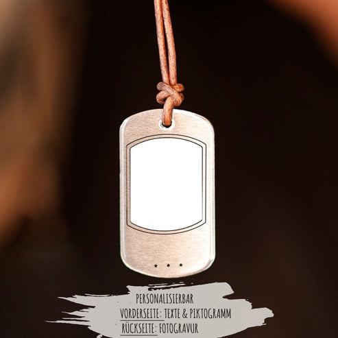 "Freestyle Snowboarder" Personalisierbare Halskette für Männer Craftbrothers 