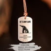 "Freestyle Snowboarder" Personalisierbare Halskette für Männer Craftbrothers 