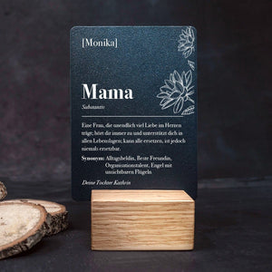 Little Message - Muttertag "Substantiv Mama Lotusblume" Craftbrothers 