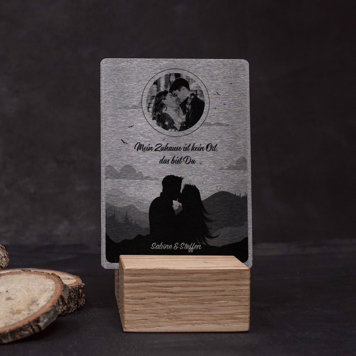 Little Message - Zuhause Küssendes Paar Craftbrothers 