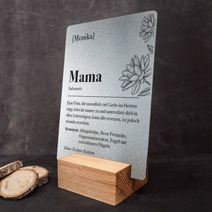 Little Message - Muttertag "Substantiv Mama Lotusblume" Craftbrothers 