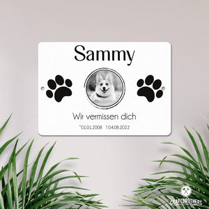 Gedenktafel Hund - Vierbeiner Craftbrothers 
