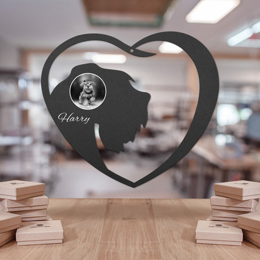 Zwergschnauzer-Liebe (inklusive Fotogravur) Craftbrothers 