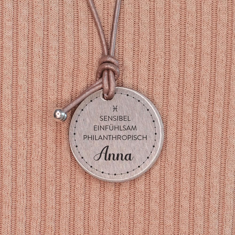 Personalisierbare Halskette "Dein Sternzeichen" Craftbrothers 