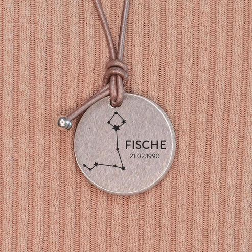 Personalisierbare Halskette "Dein Sternzeichen" Craftbrothers 
