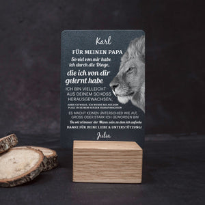 Little Message - Vatertag "Papa Löwe" Craftbrothers 