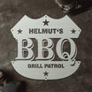 "BBQ Grill Patrol" aus edlem Stahl (personalisierbar) Craftbrothers 